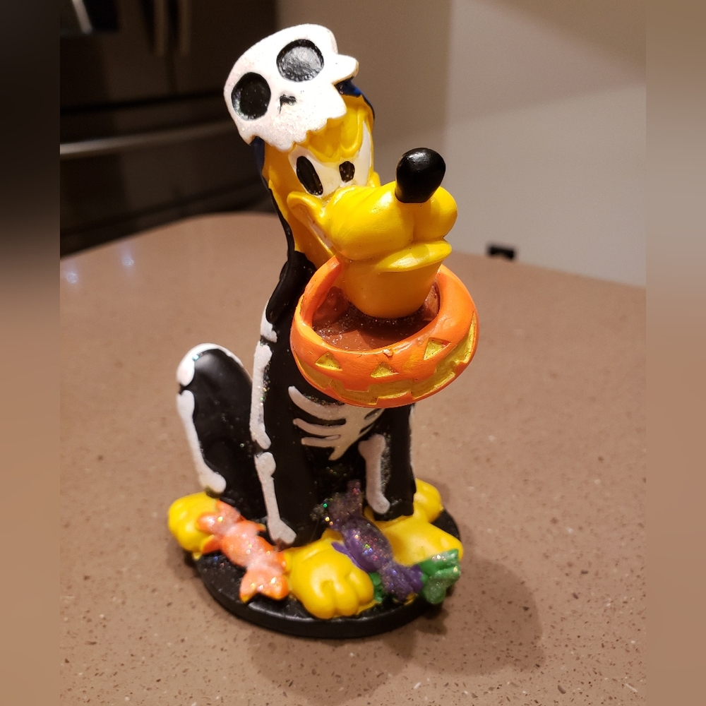 Disney Skeleton Pluto Figurine
